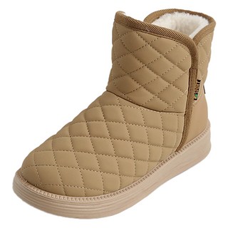 JACK&JILL 女款刷毛內裡絎縫鋪棉踝靴 JD5724