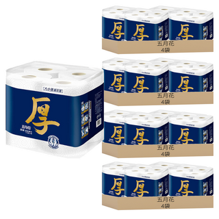 五月花 厚棒廚房紙巾, 4捲, 16袋