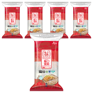 龍口 寬粉 快煮型 復刻版, 350g, 5包