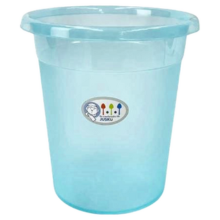 JUSKU 佳斯捷 拋物線廢紙垃圾桶 350g 10L, 藍色, 2個