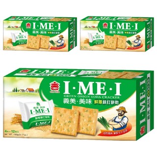 義美 美味鮮蔥蘇打餅乾, 192g, 3盒