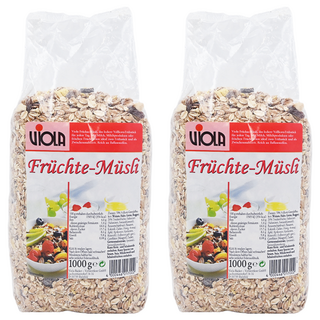VIOLA 水果穀片 德國製造, 1kg, 2包