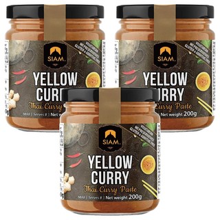 deSIAM 泰式黃咖哩膏, 200g, 3罐
