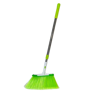 幸福草 伸縮彈力掃把 聚丙烯材質 30x108x2.5cm, 1支, 綠色