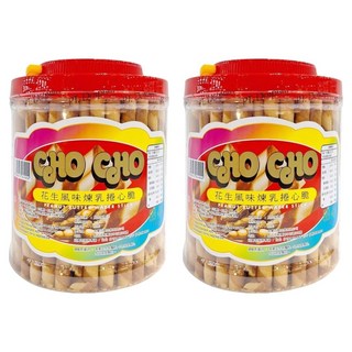 CHO CHO 花生風味煉乳捲心, 700g, 2罐