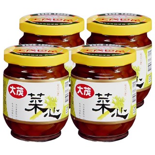 大茂 菜心 170g 台灣產 全素, 4罐