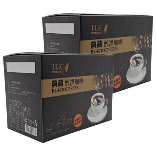 TGC 古坑咖啡 典藏醇黑咖啡，無添加咖啡香料, 2.6g, 14包, 2盒