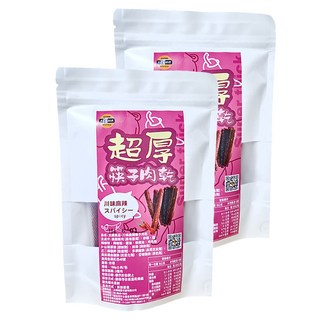 太禓食品 超厚筷子真空肉乾 川辣 160g, 2包