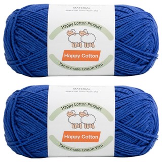 Yarna Happy Cotton 編織線 100g, 732, 2個