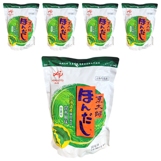 HONDASHI 烹大師 味之素 昆布風味調味料，日本原裝進口 北海道產真昆布使用, 500g, 5包