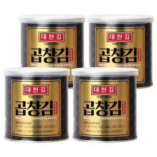 대천김 곱창김 캔, 30g, 4개
