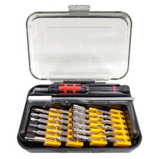 功夫 台灣製 棘輪精密起子頭26件組 螺絲起子組 套裝工具 維修工具組 精密螺絲 手機維修, KF-4003T, 1組