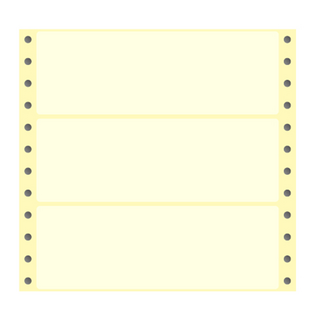華麗牌 電腦列印標籤 單排 WL-5018Y 黃色, 1格, 450張