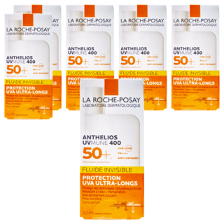 LA ROCHE POSAY 理膚寶水 安得利清爽極效夏卡防曬液 SPF50+ PA++++, 50ml, 6瓶