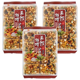 Chiao-E 巧益 五穀堅果沙其瑪, 320g, 3袋