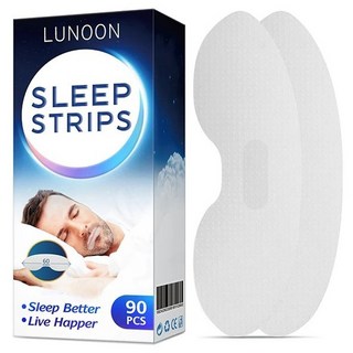 Yegrina Sleepwell 防止口呼吸與口乾 輔助熟睡 透氣膠帶 半透明 90入, 1個