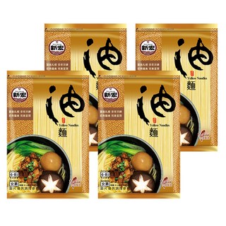 新宏 油麵, 600g, 4包