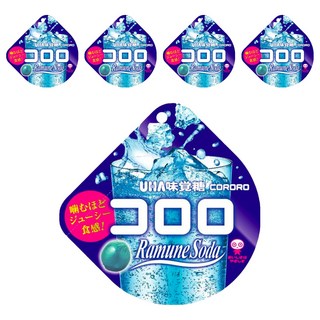 UHA 味覺糖 酷露露Q糖 汽水味, 40g, 5包