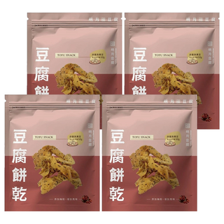 明月豆腐 豆腐餅乾 梅粉, 150g, 4包