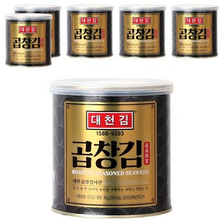 대천김 곱창김 캔, 30g, 6개