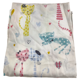 HA Baby Bed 嬰兒床包 一般嬰兒床專用 台灣製, 130 x 70cm, 貓咪