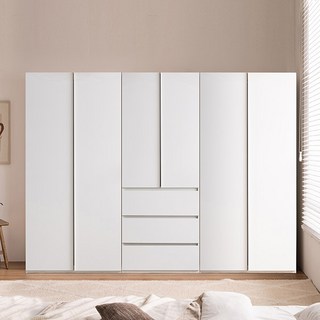 삼익가구 국내 제조 리뉴 키큰 1000 A타입 + 1000 B타입 + 800 3단 서랍형 옷장 방문설치, 화이트