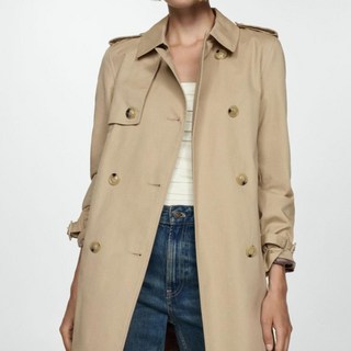 Mango 女款POLANA風衣 77054028