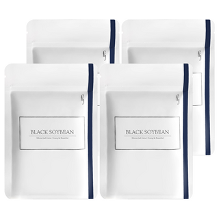 fj 豐傑生醫 9g 高濃縮植萃日本專利黑豆精華 促進新陳代謝, 30顆, 4袋