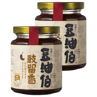 豆油伯 豉留香 傳統釀造辣醬, 260g, 2罐