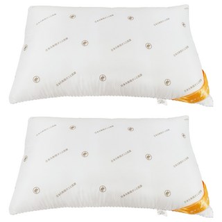 夢之語 日本大和防蟎抗菌獨立筒枕QQ枕 台灣製造, 2個, 白色