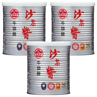 牛頭牌 沙茶醬，萬用料理醬，燉煮燒烤沾醬都適合, 737g, 3罐