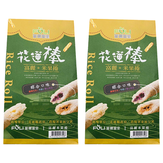 富里鄉農會 米果捲 (綜合口味), 120g, 2袋