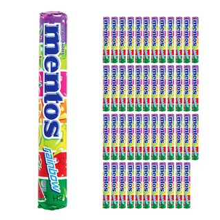 mentos 曼陀珠 彩虹曼陀珠 綜合水果口味, 37.5g, 48條