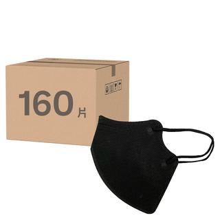 咪咪購物 9D超立體口罩 小臉口罩 透氣不脫妝口罩 魚型口罩 蝶型口罩 成人口罩 黑色 80片 2盒