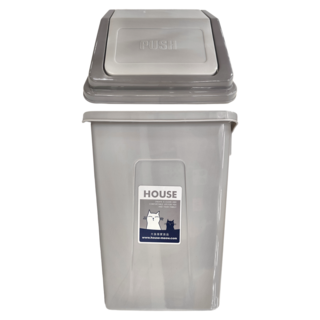 大詠 10L 環保桶, 灰色, 390 x 240 x 200mm, 240mm