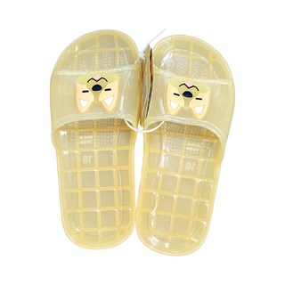 TAY SONG 太松 造型動物浴室拖鞋 舒適防滑, 黃色, 1雙