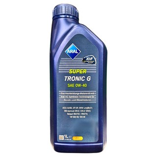 ARAL 亞拉 SUPER TRONIC G 機油 SAE 0W-40, 1瓶