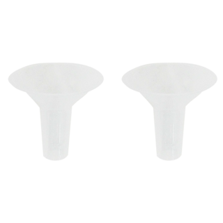 YOUHA 優合 吸乳器兩截式喇叭罩專用配件 前罩, 透明色, 1組