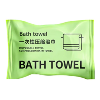小麥購物 一次性壓縮浴巾 100 x 70cm 53g, 一般款, 7個