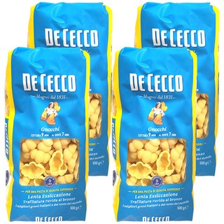 DE CECCO 得科 小貝殼麵 NO.46，杜蘭小麥粉製成, 500g, 4包