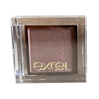 日本EXCEL 藝采單色眼影 F04氣質霧棕 1.2g｜打造深邃眼妝, 1個