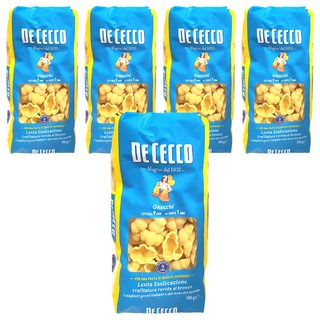 DE CECCO 得科 小貝殼麵 NO.46，杜蘭小麥粉製成, 500g, 5包