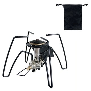 CoolCamp 蜘蛛爐, 1個, 黑色+銀色