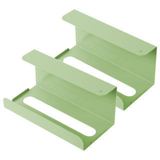 葉子小舖 北歐純色系壁掛衛生紙架, 2個, 北歐綠