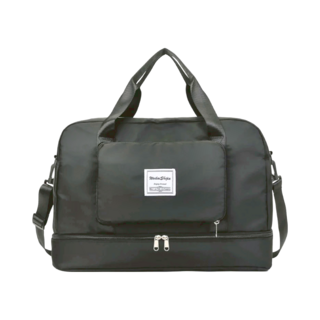 旅行收納袋 摺疊擴充款, 49.5 x 29.5 x 25 x 14cm, 星夜黑