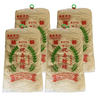 耆盛食品 金門手工麵線, 特級嚴選, 營養豐富, 300g, 4包