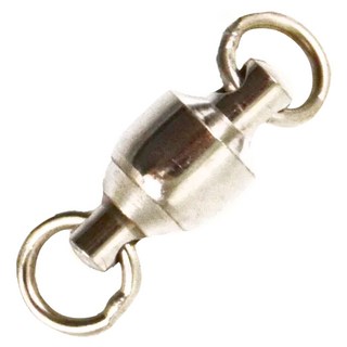 JiNDO Lure 雙頭焊接軸承轉環 304不鏽鋼 6顆培林, 長32mm, 10入, 1包