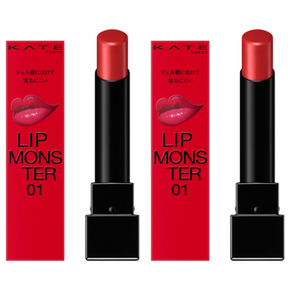KATE 凱婷 怪獸級持色唇膏, 01 任性嫣紅, 2個