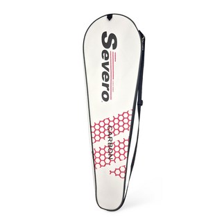 세베로 배드민턴 라켓 1단 풀커버 고급가방, 화이트, 1개