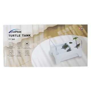 KW DoPhin 生態烏龜缸 TT360, 多功能區, 高透視度, 360度全景, 1個